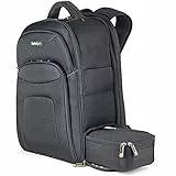 StarTech.com Zaino per Laptop 17.3' con Custodia Accessori Rimovibile per Lavoro/Viaggi, Zaino Porta PC Ergonomico per Professionisti Informatici, Tasche per Notebook/Tablet, Nylon (NTBKBAG173)