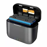 Fututech Tipo-C PD3.0 QC Caricatore Portatile per Insta360 X3 Mini Stazione di Ricarica per Batterie Fotocamere di Azione Accessori