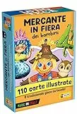 Lisciani Giochi- Ludoteca Le Carte dei Bambini Mercante in Fiera, Colore, 96695