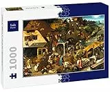 Lais Puzzle Pieter Bruegel il Vecchio - Serie di dipinti ad arco, I proverbi olandesi 1000 Pezzi