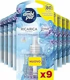 Ambi Pur Profumatore per Ambienti, 9 Ricariche per Diffusore Ambiente, Fragranza Risveglio Primaverile, Deodorante Ambienti Elimina Odori, Fino a 80 Giorni di Profumo per Ricarica