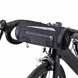 ROCKBROS Borsa Bici da Manubrio Borsa Anteriore per Bicicletta MTB Impermeabile Riflettente Portatile con Tracolla Multifunzionale Grande Capacità 2L