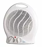 SUNTEC Termoventilatore AirBooster 2000 [Per ambienti fino a 60 m³ (~25 m²)*, utilizzabile anche come ventilatore da tavolo, 2000 W]