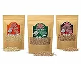 Legno per Affumicatore da Cucina - Olivo, Arancio, Mandorlo, Limone, Noce e Quercia | Ebook OMAGGIO con 20 Ricette (3x400 ml New)