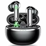 Cuffie Bluetooth 5.3 Auricolari Wireless Sport con 4 HD Microfono ENC Riduzione del Rumore, 42 Ore HiFi Stereo, in Ear, Bassi Profondi, Nero