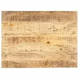 vidaXL Legno Massello di Mango Piano per Tavolo Ripiano Superiore del Tavolo Accessori per Tavolo Elementi di Arredo Mobile 15-16 mm 90x70 cm