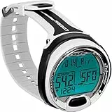 Cressi Leonardo Diving Computer Computer Subacqueo Aria/Nitrox, Modalita Profondimetro, Misura Unica, Unisex Adulto, Bianco/Nero