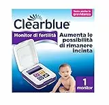 Clearblue Monitor Di Fertilità Avanzato, Test Di Ovulazione E Gravidanza, Aumenta le Probabilità di Rimanere Incinta €“ 1 Monitor Sensibile al Tatto (Stick di Test Venduti Separatamente)