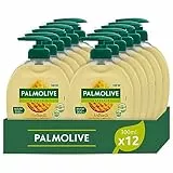 Palmolive Naturals Sapone Liquido Mani Latte e Miele 300 ml x 12 | 96% formula biodegradabile | Con latte idratante | Formula delicata |Bottiglia Riciclabile | Dermatologicamente testato
