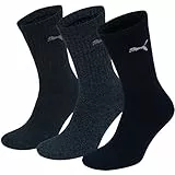 PUMA Regular Crew Calze Sportive, Blu (Blau), 39-42-DE Unisex-Adulto