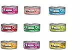 Generico DISUGUAL Mini Me Adult SCATOLETTE Cibo Umido per Gatti. 24 SCATOLETTE Gusti Assortiti da 85 GR CADAUNO in Base alla DISPONIBILITA'
