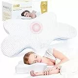 DIKI Cuscino ortopedico in memory foam, cuscino cervicale, cuscino cervicale, per dolori al collo, schiena, chi dorme sul fianco e pancia