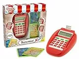 Marchio Pos Giocattolo per Bambini con Scontrino Giocattolo Cassa Bambini Registratore Accessori Lettore Carta Scanner da 3 Anni Negozi Supermercati