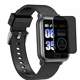 Vaxson Pellicola protettiva Anti Spy compatibile con Asmoda YOHOTA ASWEE A601 A602 CS201 1.3' Smartwatch Smart Watch, protezione schermo per privacy [non in vetro temperato]