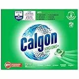 CALGON Set di 48 compresse anticalcare Hygiene Plus per la lavatrice