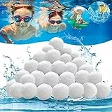 Sfere Filtranti Piscina,1300g Palline per Filtro Piscina,può Essere riutilizzato Palline Filtro Piscina, Filtro Palline Piscina Anziché di Sabbia Filtrante,per Pompe Filtranti e Acquari