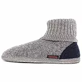 Giesswein Kramsach Adults, Pantofole, Unisex - Adulto, Grigio Ardesia 016, 39 EU