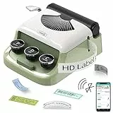 Makeid Q1 Etichettatrice Portatile a Nastro - Stampante Etichette Adesive Bluetooth per Organizzare Casa e Ufficio - Compatibile iOS e Android - Stampe Nitide, Caratteri Personalizzati, Design Retrò