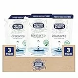 Neutro Roberts Ecopouch Ricarica Sapone Liquido Idratante per Mani Viso e Corpo Ecoricarica con 100% Glicerina Naturale per Pelle Morbida e Sana Dermatologicamente Testato - 3 Flaconi da 400ml