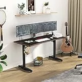 SogesHome Postazioni di lavoro per computer Tavolo per computer Gaming Gamer Tavolo per PC con copertura completa torretta USB supporto per cuffie e portabicchieri, 152 cm x 70 cm