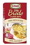 STAR Il Mio Brodo di Carne Mista, 500 ml, brodo liquido pronto, 100% naturale, senza conservanti, senza glutine e senza glutammato aggiunto, ottimo per risotto e zuppe