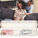 Fdit Scatola per collane, elegante scatola per bracciali, semplice per la casa, bracciali per l'ufficio, orologi Matrimoni, compleanni, anniversari, collane, ciondoli