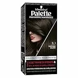 Schwarzkopf, Palette Colorazione Permanente, Tinta per Capelli, Crema Colorante Professionale, Copertura dei Capelli Bianchi, Sistema Anti-danni, Tonalità 3-1 Castano Scuro