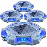 Siedinlar Luce Solare da Giardino Lampade Solari da Giardino 2 Modalità Luci LED Impermeabile per Giardino Vialetto Passo 4 Pezzi