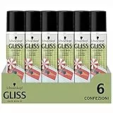 Schwarzkopf Gliss Balsamo Senza Risciacquo Summer Repair Express Spray per Capelli Stressati dall'Estate, con Essenza Floreale, 2ml, 6 pezzi conferzione risparmio 6 pezzi