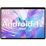 SGIN Tablet 10.1 Pollici, Android 12, con Quad-Core Processore, 2GB RAM 64GB ROM(TF 512GB), IPS FHD Touch Screen, 2MP + 5MP Camera, Bluetooth 4.2, 5G/2.4G WiFi, GPS, 5000mAh, Type-C