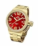 TW Steel Orologio Analogico Automatico Unisex con Cinturino in Oro Giallo CB115