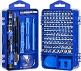 YINSAN Set Cacciaviti Precisione Magnetici Professionali(120Pcs), Kit Cacciavite di Riparazione Portatile per iPhone, iPad,Samsung, Telefono Cellulare, Tablet,PC,Laptop,Orologi, Occhiali, Elettronica