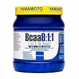 Yamamoto Nutrition Bcaa 8:1:1 Integratore Alimentare di Aminoacidi a Catena Ramificata con Vitamine B1 e B6 500 Compresse, 600 Grammi