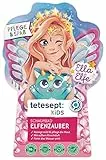 tetesept KIDS - Bagno in schiuma con profumo di ciliegia dolce e ricetta nutriente, schiuma da bagno magica e acqua rosa, 15 x 40 ml