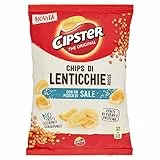 Cipster di Lenticchie Rosse al Sale, Forma Iconica e Gusto Croccante, Paprika, 80g