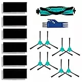 N / A Yooria 8 spazzole laterali, 1 spazzola a rullo, 6 filtri HEPA, 1 set di accessori di ricambio per aspirapolvere robot Deenkee DK600