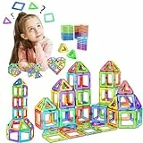 COOLJOY 40 Pezzi Costruzioni Magnetiche | Gioco Magnetico Educativi Giocattoli Bambino Calamite | Costruzioni per Bambini 3 4 5 6 Anni Giocattolo Educativo e Creativo