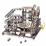 ROBOTIME Puzzle 3D in Legno, Pista per Biglie Kit di Costruzioni Modello Meccanico, Fai-da-Te Giocattoli Educativi, Ottima Idea Regalo Night City