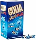 Golia Activ Plus Caramelle al Gusto Menta, Caramelle Balsamiche al Mentolo e Eucaliptolo, Formato Monopezzo, Box da 180 pezzi Incartati Singolarmente