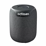 Ortizan X2 cassa bluetooth 5.3 portatile, Altoparlante IPX7 doccia, bassi potenti, batteria da 1000 minuti, da esterno per escursioni,campeggio (black)