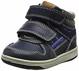 Geox B New Flick Boy A, Scarpe da Ginnastica Alte con Velcro Bimbo 0-24, Blu (Navy/Royal), 21 EU
