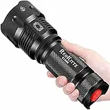 REHKITTZ Torcia a LED 3300 Lumen Torcia Super Grande Torcia Militare Tattica Ultra Potente Regolabile Zoomable Torcia per Attività Esterne o Fai Da Te