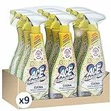 Ace Spray Cucina, Cartone da 3 TRIPACCHI - 9 Spray x 800 ml