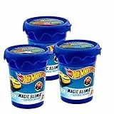 CRAZE HOT WHEELS Magic Slime 3X 150 ml di slime di Hot Wheels per bambini, melma per bambini, slime con figura inclusa di macchina, giochi bambini, bundle 17265