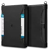 Spigen cover passaporto, Porta passaporto Portafoglio da viaggio, custodia per passaporto con blocco del segnale RFID - Nero