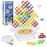 FORMIZON Blocchi di Costruzione Tetris, Gioco di impilamento, Bilanciamento Stacking Giocattoli per Bambini Adulti, Giocattolo di Bilanciamento del Blocco Impilabile, Giocattolo Educativo Montessori