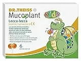 Dr. Theiss Mucoplant - 6 Lecca Lecca Bambini 60 g - Chupa Chupa per Sollievo dal Mal di Gola e Protegge la Mucosa Orale, con Con Altea, Vitamina C e Salvia