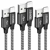 RAVIAD Cavo iPhone [3 Pezzi 0.3M+1M+2M] Caricabatterie iPhone [Certificato MFi] Carica Rapida Cavo iPhone Nylon Caricatore per iPhone 14 13 12 11 Pro Max XR XS X 8 Plus 8 7 Plus 7 6s Plus 5s SE 2020