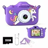 SeHeTop Fotocamere Digitali Bambino, 1080P HD Macchina Fotografica Bambino, Mini Macchina Fotografica Giocattolo Ricaricabile Videocamera, Regalo per Ragazze e Ragazzi 3-10 Anni con Schermo da 2,0
