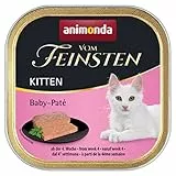 animonda Vom Feinsten Kitten, alimento umido per gattini in crescita nel primo anno di vita, Baby-Paté, 32 x 100 g